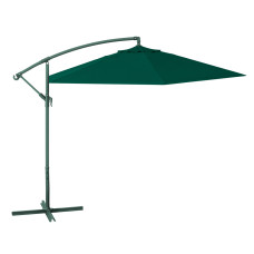 ombrellone a braccio dimensioni 3x3, colore verde scuro