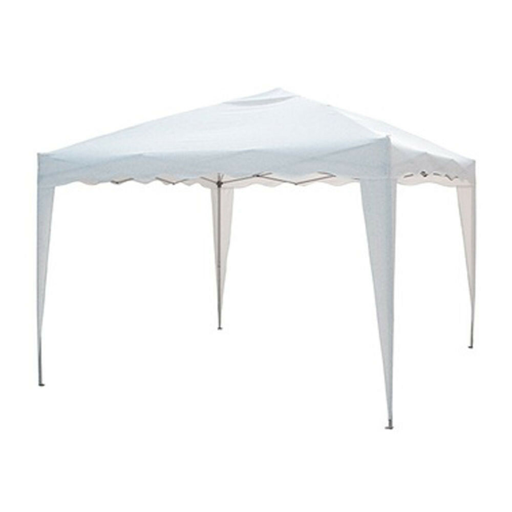 Gazebo 2x2 m pieghevole e richiudibile automatico bianco con