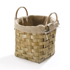 Cesta portalegna rotonda con manici dimensioni H. 45