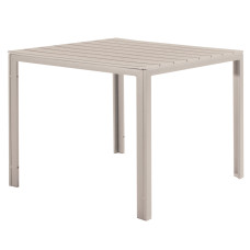 Linea tenerife tavolo quadr effetto legno 78x78xh74 beige