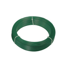 Filo di ferro plastificato Matassa Plast dimensioni Ø 3.3mm x 20m, colore verde