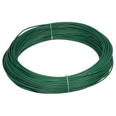 Filo di ferro plastificato Matassa Plast dimensioni Ø 3.3mm x 100m, colore verde