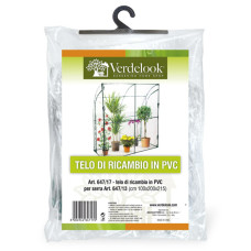 Telo di ricambio in PVC trasparente per serra da parete 647/13 VerdeLook