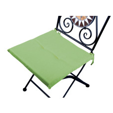 Cuscino quadrato anti-macchia per sedia verde