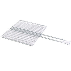 Griglia di cottura in acciaio inox senza piedini 40x35 cm