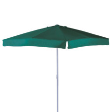 ombrellone in alluminio dimensioni 3x3, colore verde scuro