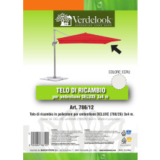 Telo ricambio per ombrellone deluxe 3x4m