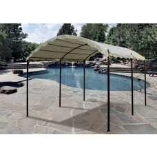 Gazebo Onda dimensioni 3x4m colore bianco