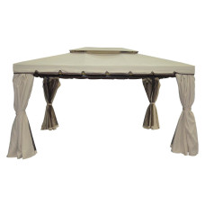 Gazebo Roma dimensioni 3x4, colore beige