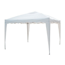 Gazebo 2x2 m pieghevole e richiudibile automatico bianco con struttura in ferro