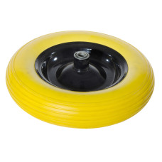 Ruota gialla antiforatura per carriola 81/1