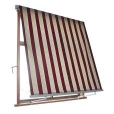 Tenda a caduta con braccetti Milos dimensioni 2.45x3.00m colore beige/bordeaux