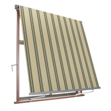 Tenda a caduta con braccetti Milos dimensioni 2.45x3.00, colore beige/verde