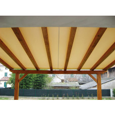 Telo copertura vela per pergola legno 3x3m