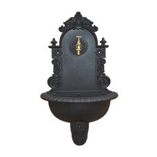 Fontana a muro dimensioni 44x21x75cm