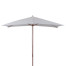 ombrellone in legno dimensioni 3x2, colore écru