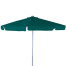 ombrellone in alluminio dimensioni 3x3, colore verde scuro